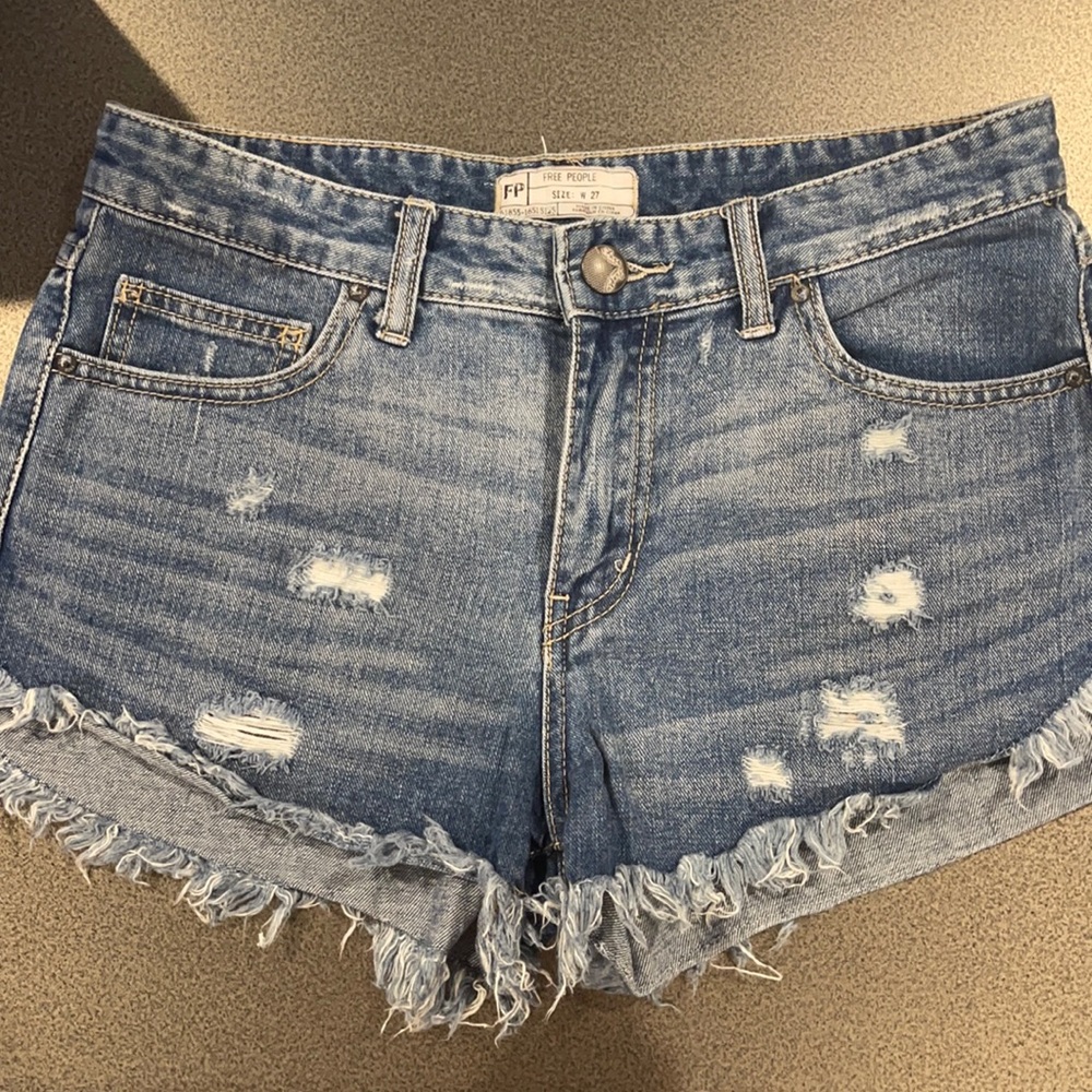 Free People denim Shorts